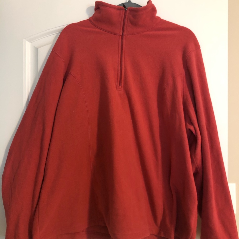 Pink quarter zip fleece